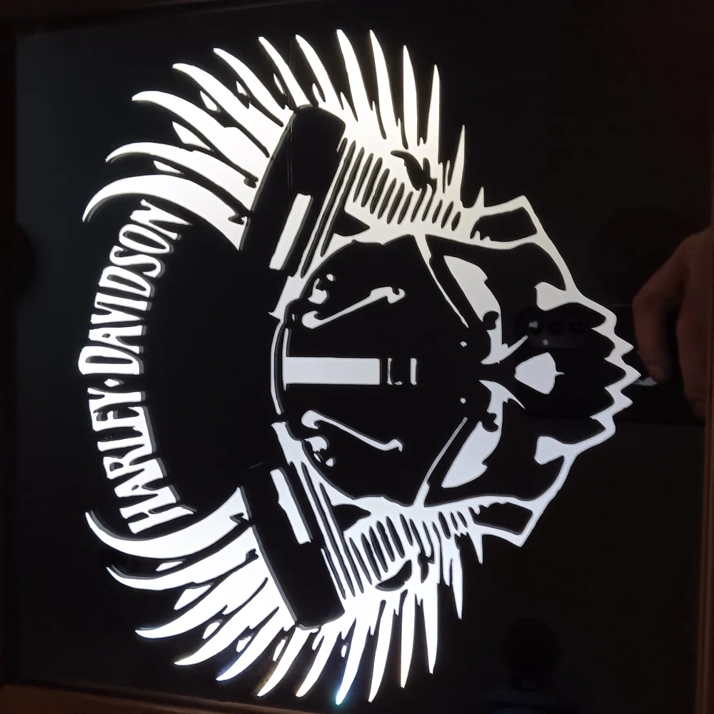 Harley Davidson LED Mirror'